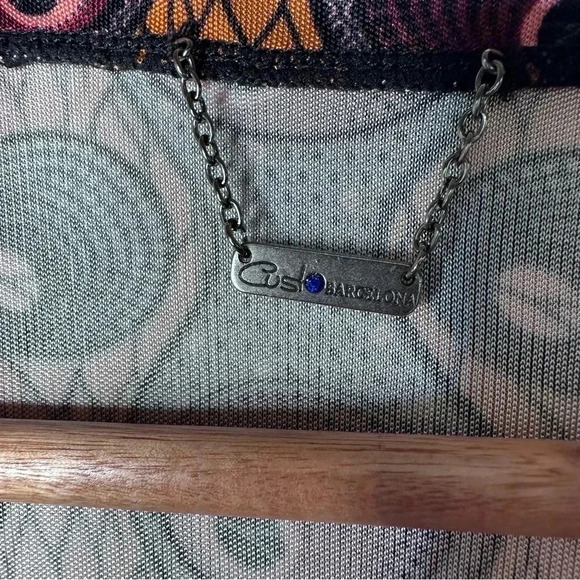 Custo Barcelona Wrap Tunic Dress Size Medium - Picture 3 of 6